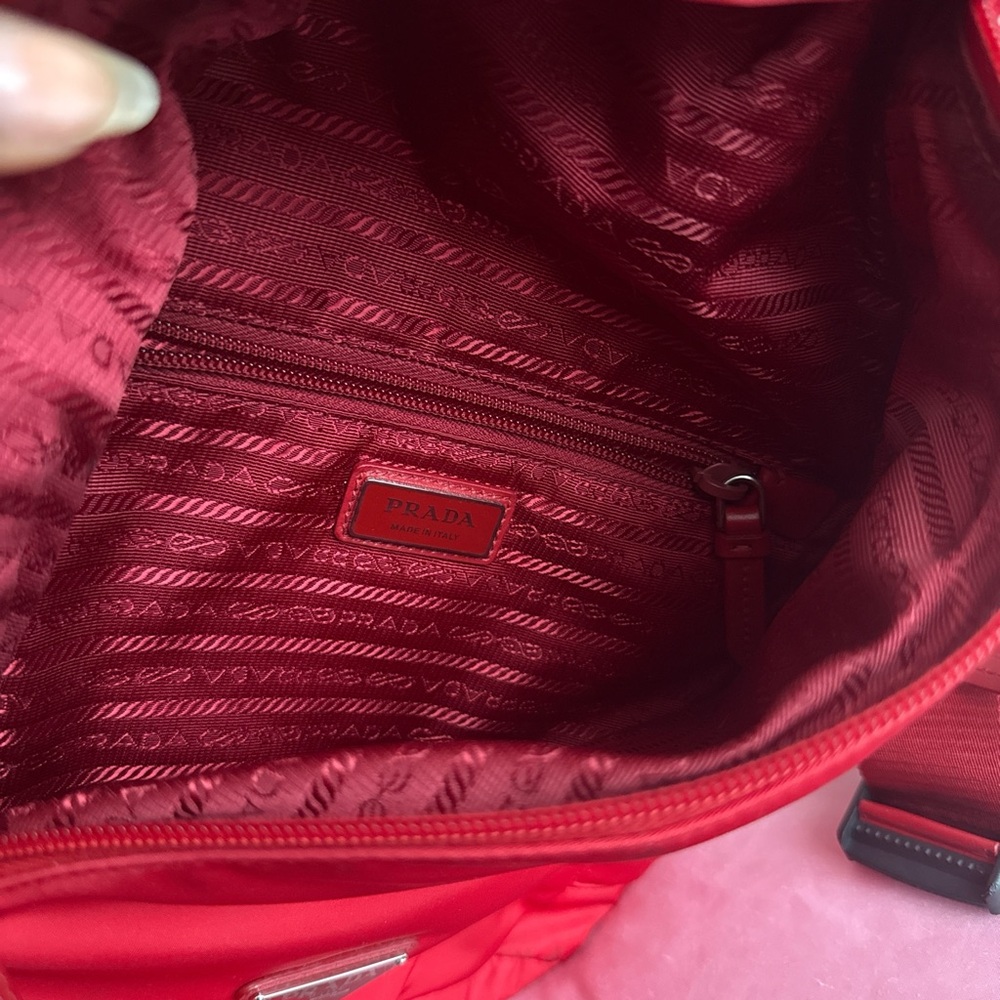 Prada Men's Red Belt Bag - Picture 3 of 5